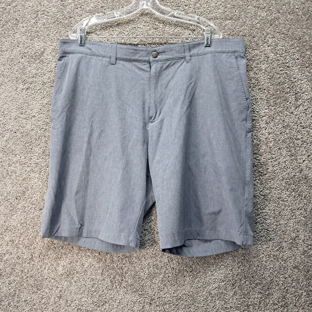 Adidas Mens Ultimate365 Golf Shorts Heather Grey Size 40 Stretch Performance